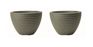 Honey Pot Low Planter 49cm Set of 2 - Marble Green