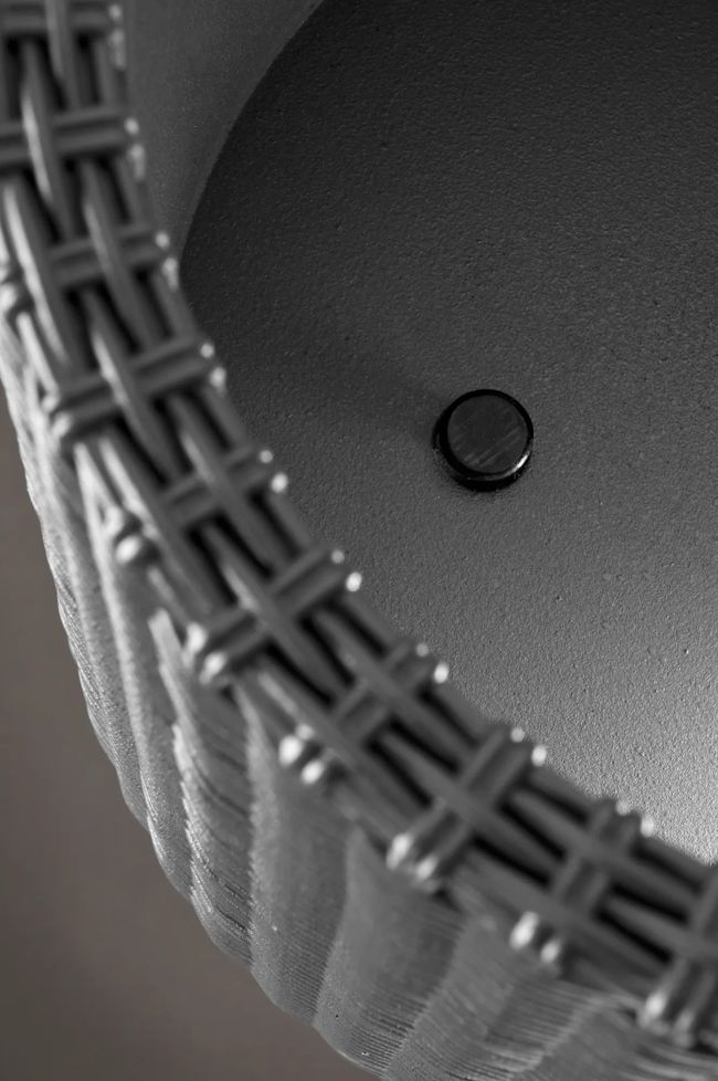 Cylinder Planter Set of 3 - Grey