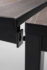 Mesa comedor de exterior Porto extensible 155–233x94x75 cm - Marrón