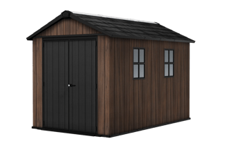 Signature Apex Shed 7.5x11ft - Rosewood - Large Sheds