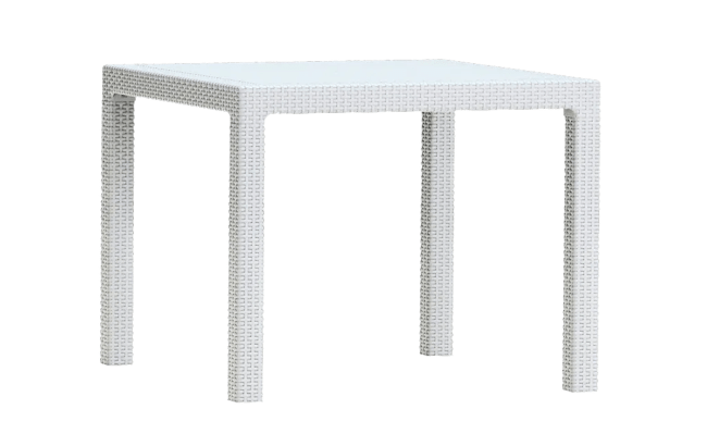 פינת אוכל נירוונה - שולחן ו 4 כיסאות - לבן