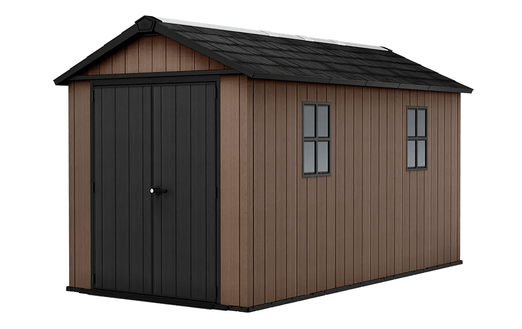 Caseta de exterior Newton Plus 7511/1175 - 230x350x246 cm y 7,2m2 - Marrón
