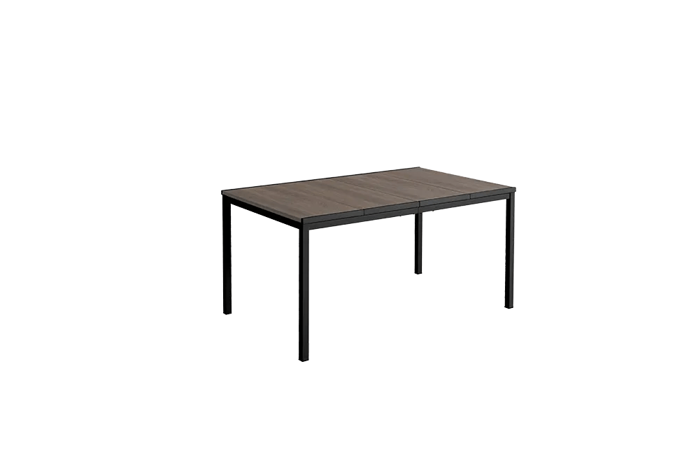 Table Porto 156cm 6 places - Marron Aspect Noyer