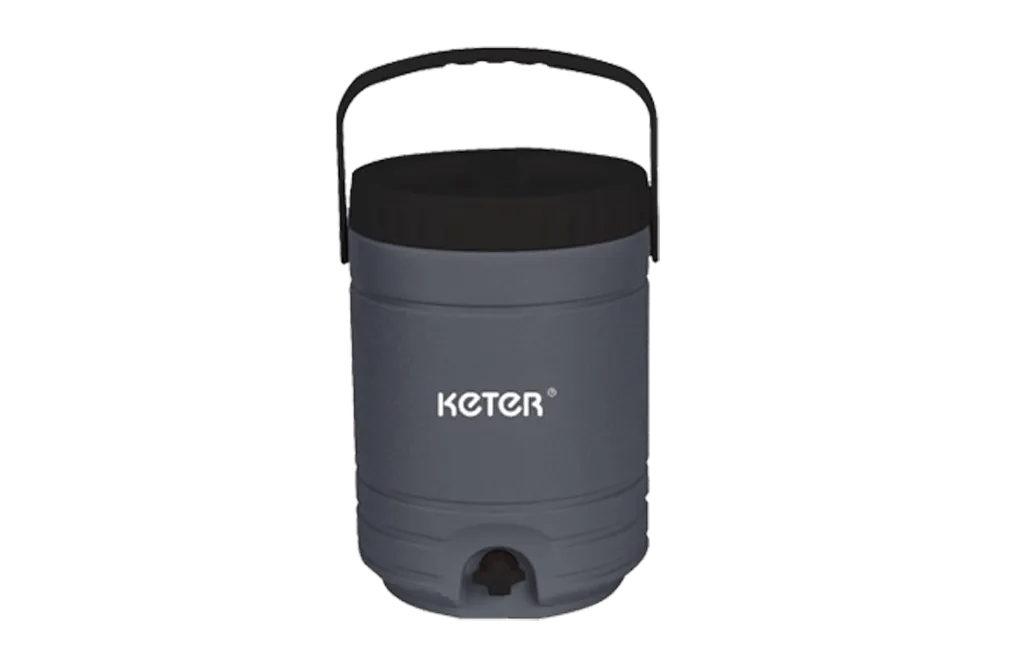 מיכל מים 18 ל' - אפור גרפיט