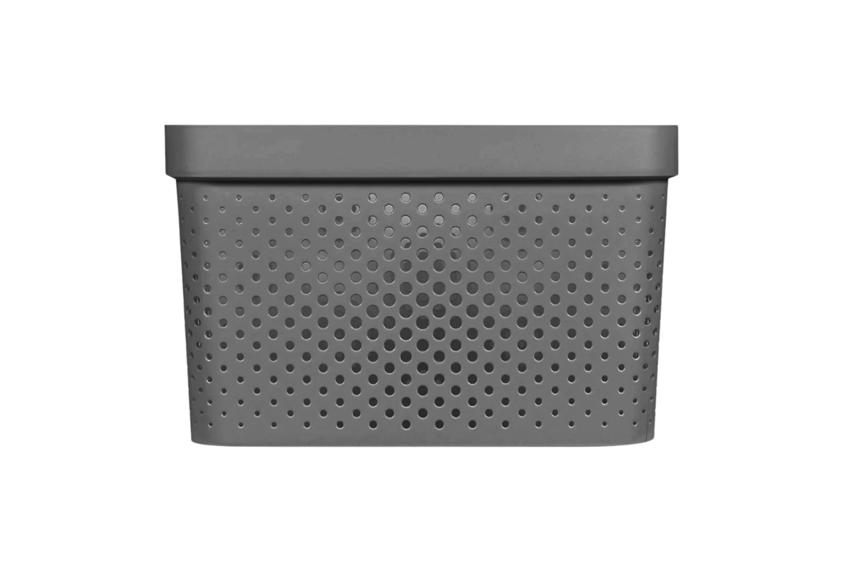 Infinity Dots Opbergmand 17L - Antraciet