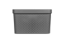 Infinity Dots Opbergbox 17L - Antraciet