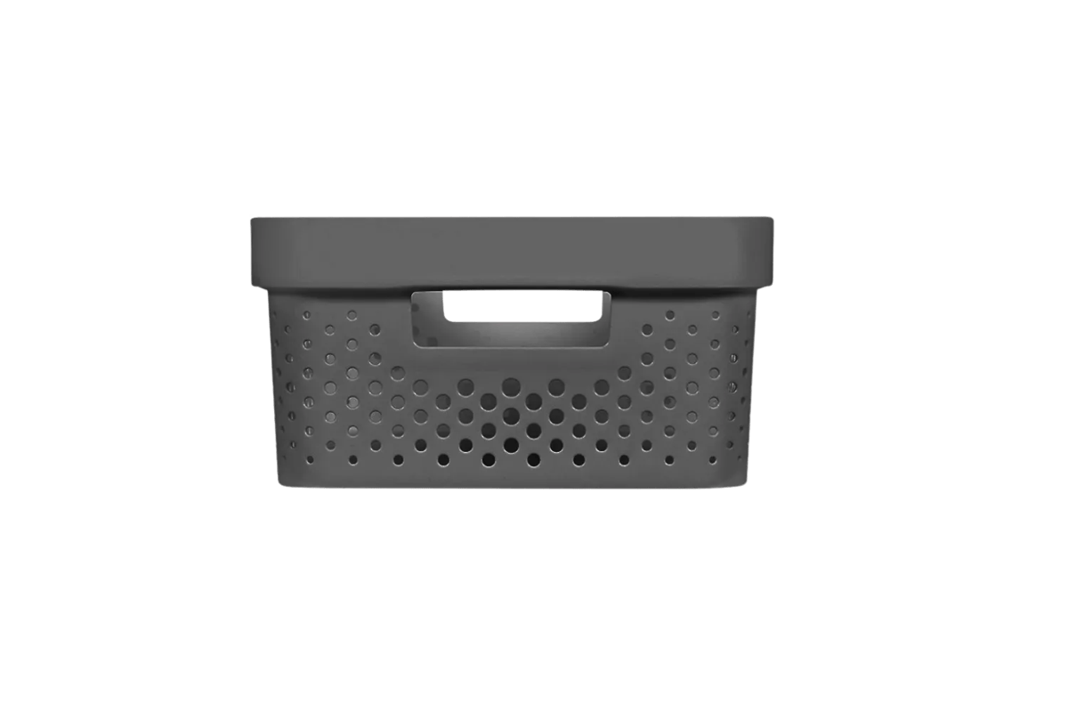 Infinity Dots Opbergmand 11L - Antraciet