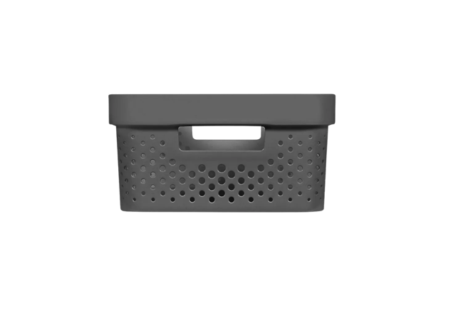 Infinity Dots Opbergbox 11L - Antraciet