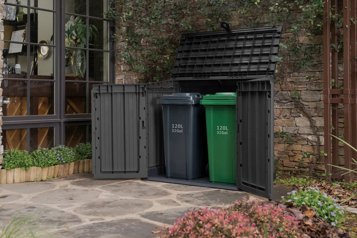 Store It Out Midi 4.3' x2.3' Foot Shed - Graphite - Keter US