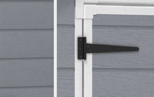 מחסן גינה מנור 6X8 - אפור