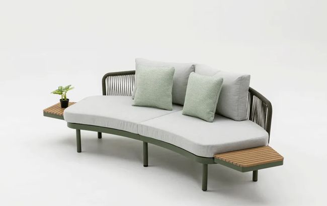 סט רביצה מרקש ירוק ספה+ שולחן קפה 50+60