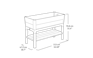 Ashwood Brown Signature Elevated Garden Bed - Keter US