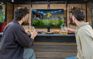 Signature 9x7 Outdoor Bar Shed - Walnut Brown- Keter US