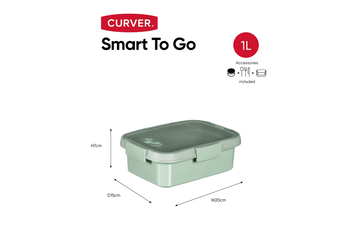 Smart to Go Lunchbox 1L - Groen