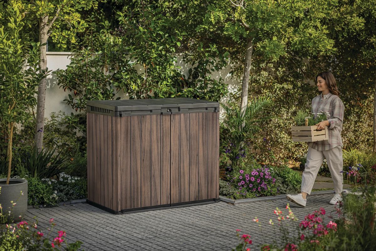 Signature 1150L Horizontal Storage Shed - Rosewood