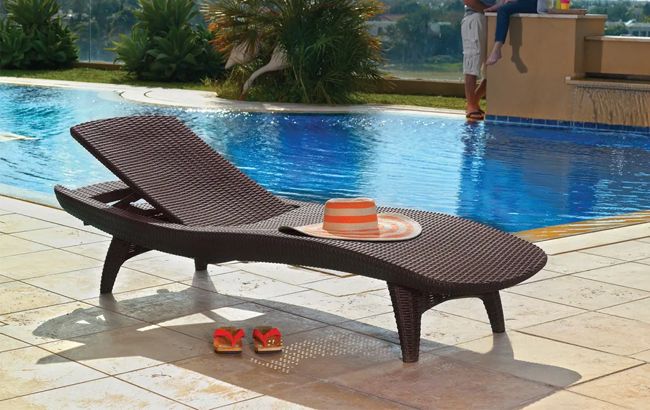 Brown Pacific Chaise Lounge Set - Keter US