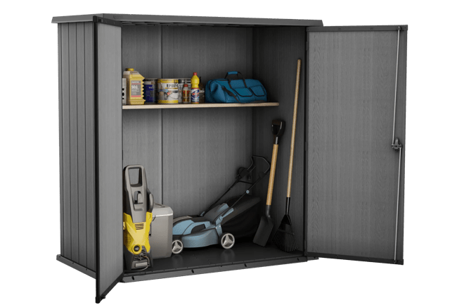 Cortina Fortress Tuinkast - 188x106,5x195cm - Grijs