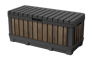 92 Gallon Deck Box Signature Storage Box Walnut Brown - Keter US