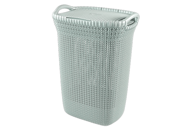 Knit Wasmand 57L - Blauw - Wasmanden