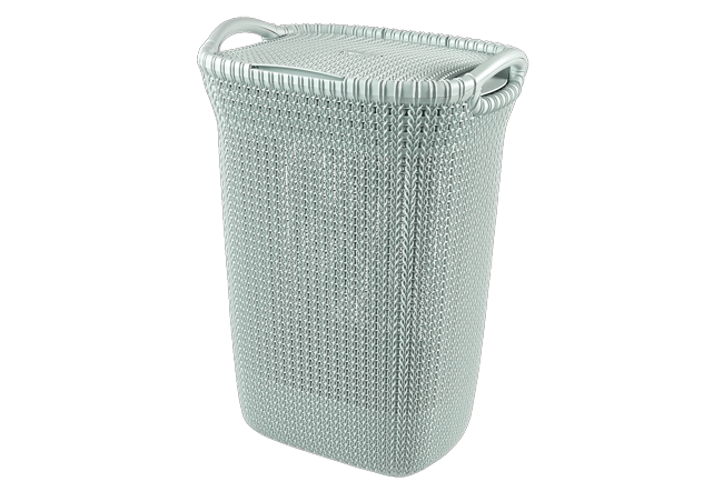 Knit Wasmand 57L - Blauw
