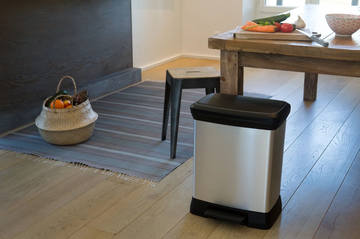 Decobin Prullenbak 30L - Zilver
