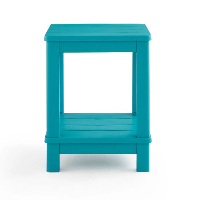 Deluxe Teal Outdoor Adirondack Side Table - Keter US