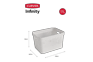 Infinity Dots Opbergbox 17L - Wit