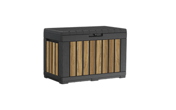 Signature 50 Gallon Deck Box - Oak Brown - Small Deck Boxes