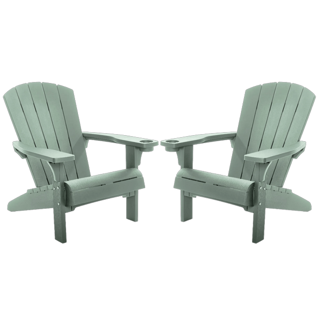 Alpine Adirondack Chair Set of 2 - Vintage Green