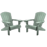 Alpine Adirondack Chair Set of 2 - Vintage Green