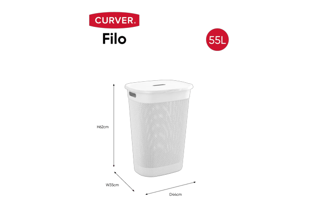 Filo Wasmand 55L - Wit