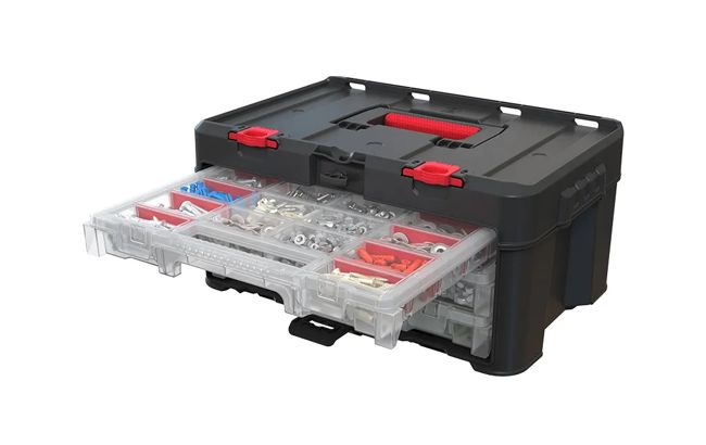 Stack & Roll 3-Set Tool Organiser - Graphite
