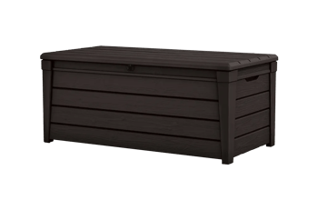Brightwood 120 Gallon Deck Box - Brown - Large Deck Boxes