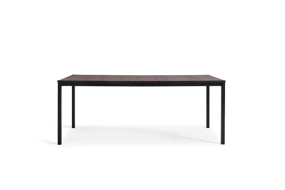 Table Porto 194cm 8 places - Marron Aspect Noyer