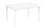 שולחן אלומיניום מדריד נפתח 140/280 - לבן