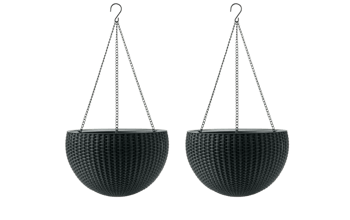 Hanging Planter Set of 2 - Graphite - Garden Beds