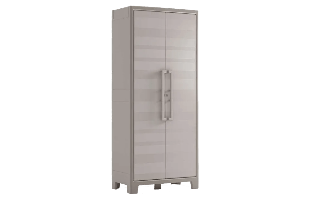 Armario alto de exterior Gulliver - 182x44x80 cm. - Beige