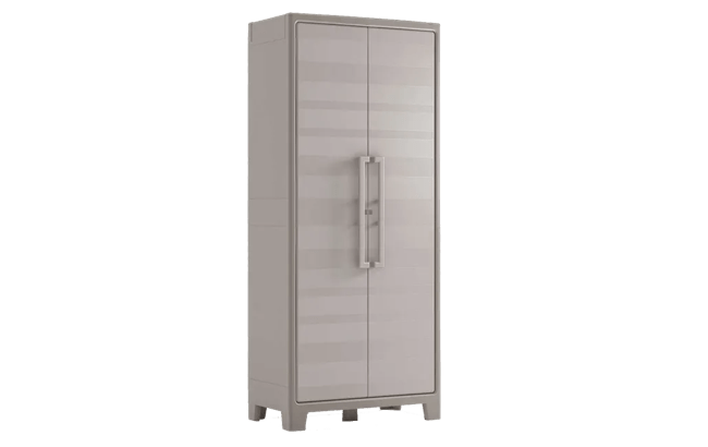 Armario alto de exterior Gulliver - 182x44x80 cm. - Beige