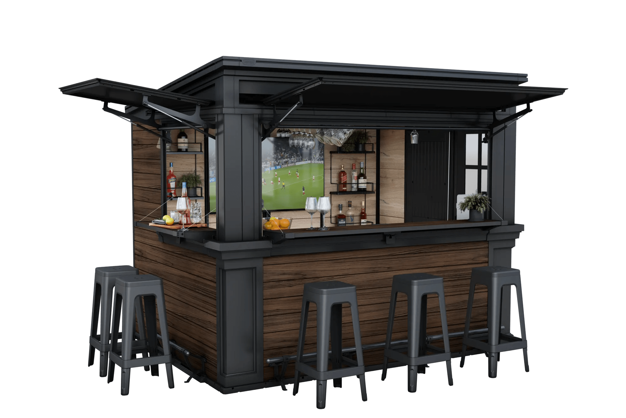 Signature Outdoor Garden Bar - Rosewood