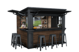Signature Outdoor Garden Bar - Rosewood