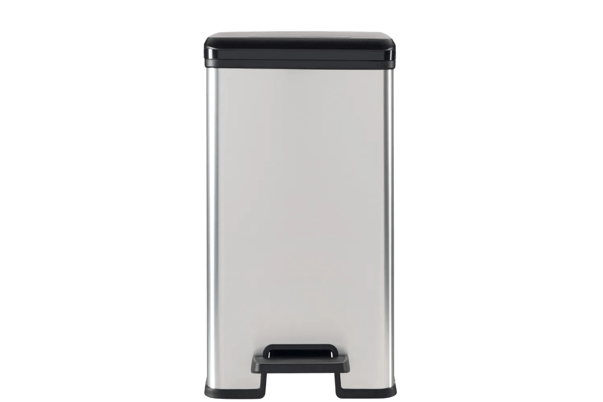 Decobin Slim Prullenbak 25L - Zilver