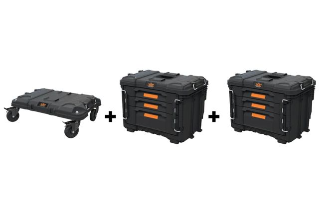 עגלת כלים ניידת מקצועית + 6 מגירות ROC