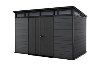 Cortina 11x7 Storage Shed - Graphite - Large Sheds