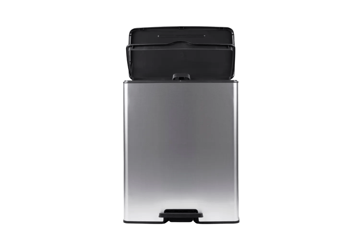 Decobin Prullenbak 65L - Zilver