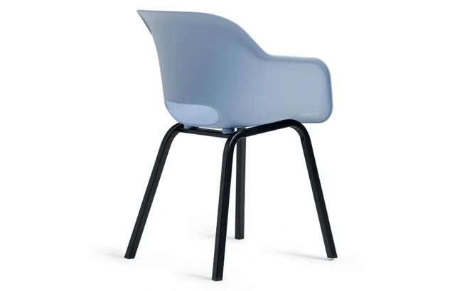 Noa Kuipstoel - 2 stuks - 56,5x55x80cm - Citadel blauw