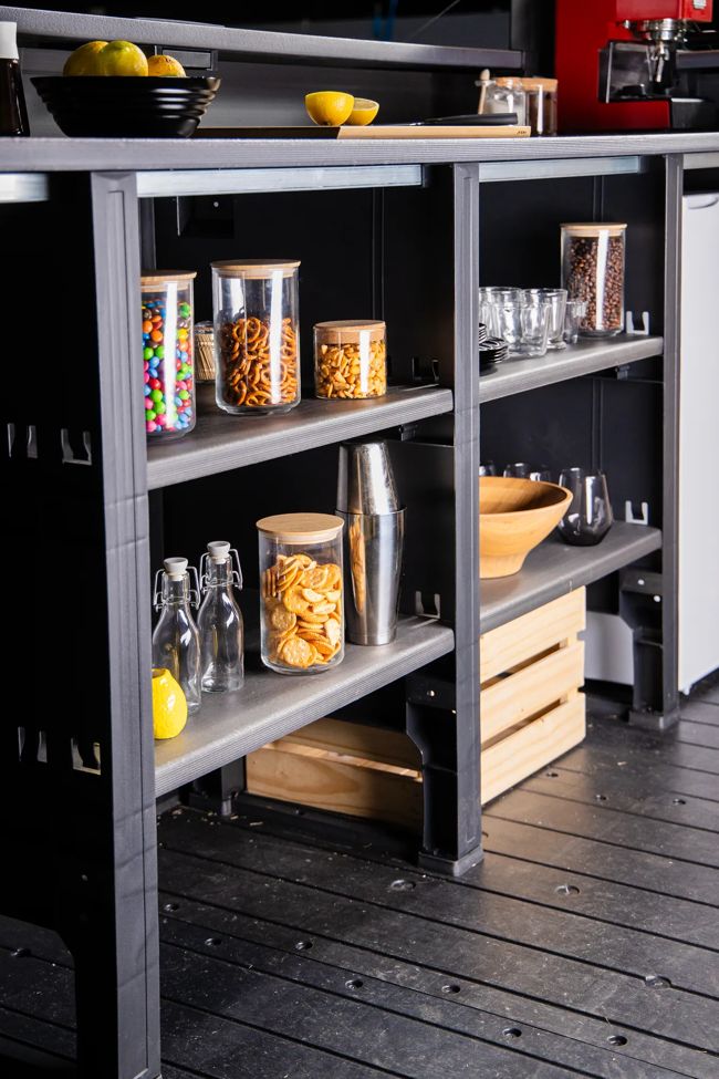 Signature Outdoor Garden Bar - Walnut Brown