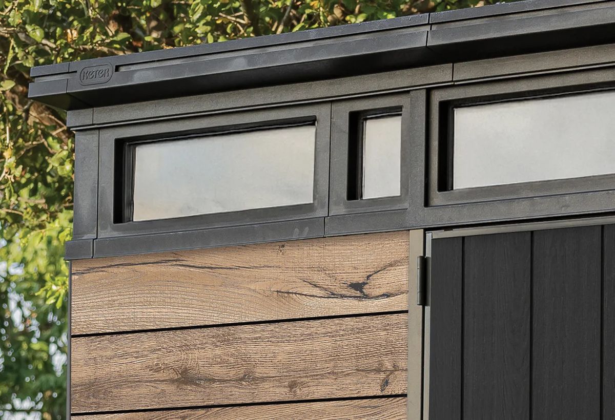 Signature Pine Brown Storage Shed - 9x7 Shed - Keter US