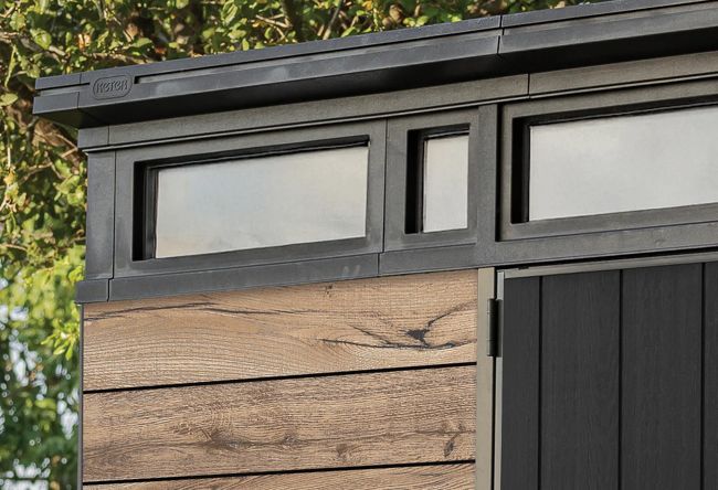 Signature Pine Brown Large Storage Shed - 9x7 Shed - Keter US