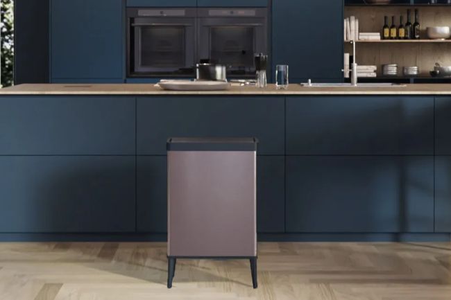 פח ורטו גבוה 54 ליטר - ורוד פנינה