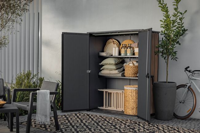 Signature Tuinkast - 140x73,6x170,4 cm - Rosewood